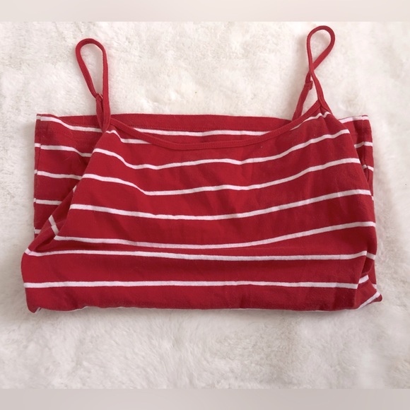 Forever 21 Red Striped Tank top - Picture 5 of 5